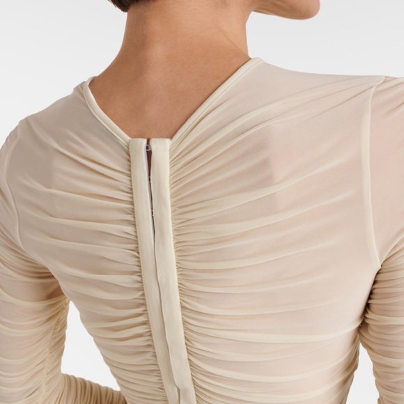 Magda Butrym Floral-appliqué Ruched Top - Picture 4 of 4